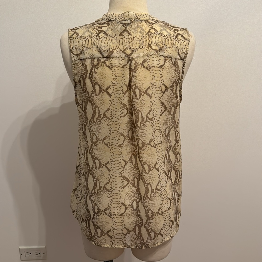 H&M animal print sleeveless blouse sz 8 - Picture 6 of 9